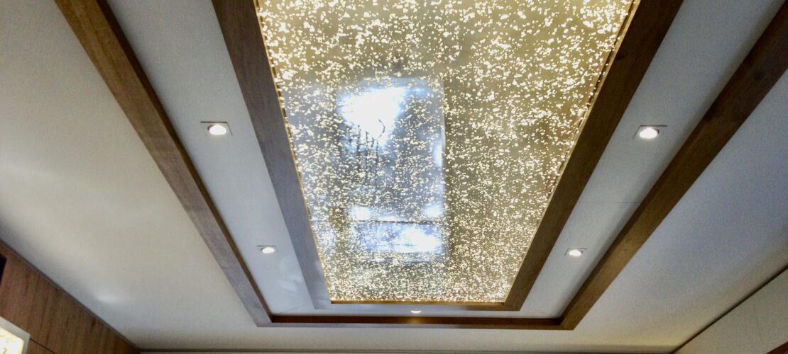 Éclairage panneau dacryl